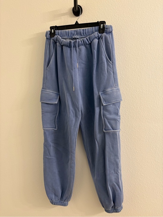 Abercrombie & Fitch Pants - Abercrombie & Fitch Light Blue Cargo Jogger Pants